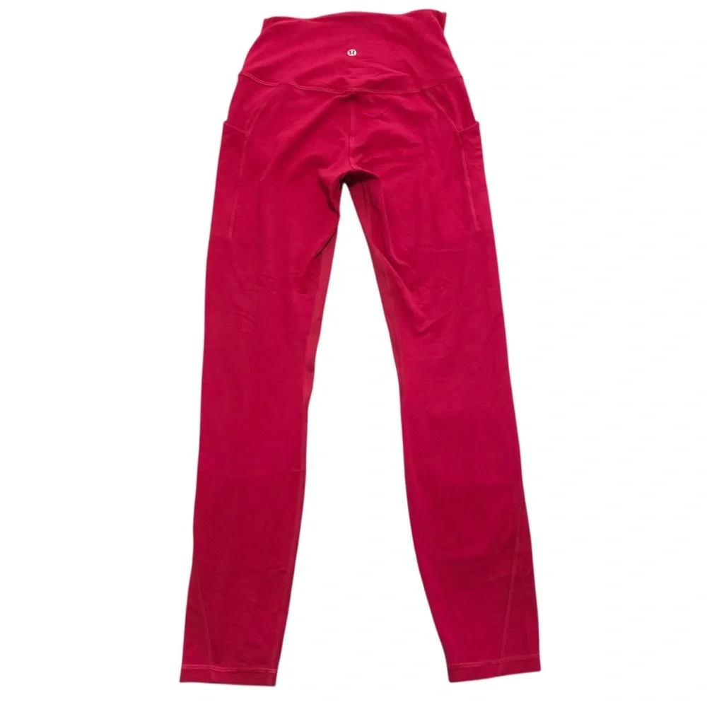 Lululemon Align High-Rise Leggings in Ruby Red - Picture 3 of 8